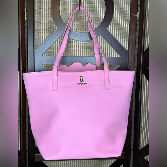 HEY YORKIE LOVERS!!! Checkout this 
Yorkie Tote Bag with Dangle, bubble gum pink - Picture 10 of 11